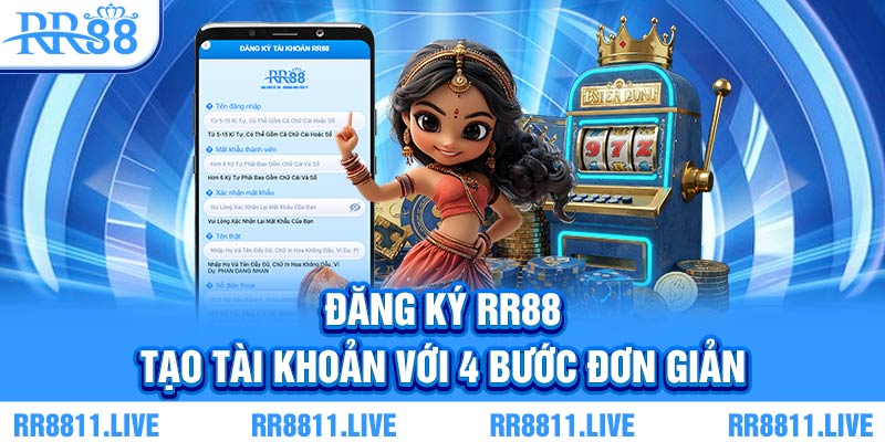 Đăng ký RR88 - Tạo tài khoản với 4 bước đơn giản